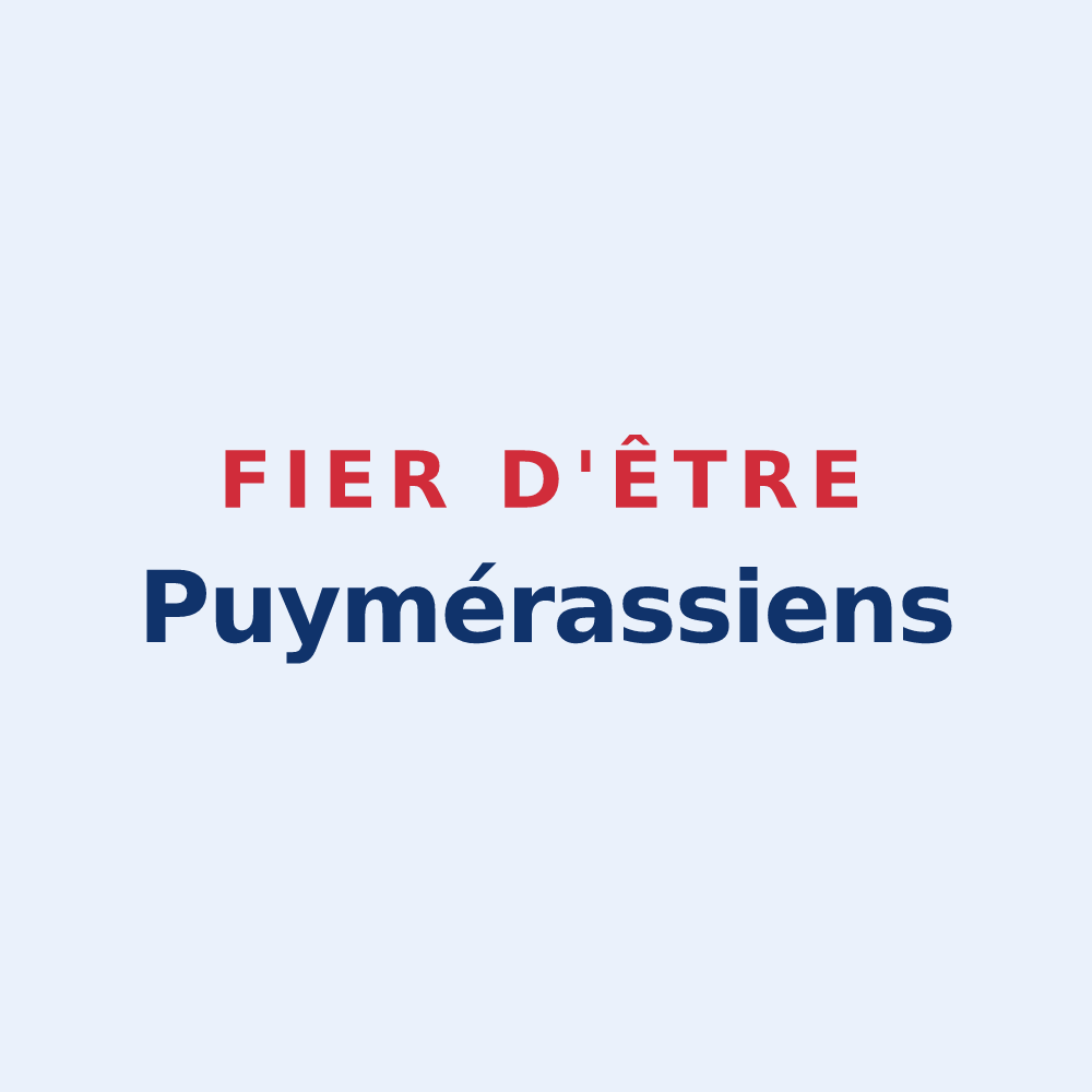 Sticker « Fier d'être Puymérassiens » — design pour Puyméras