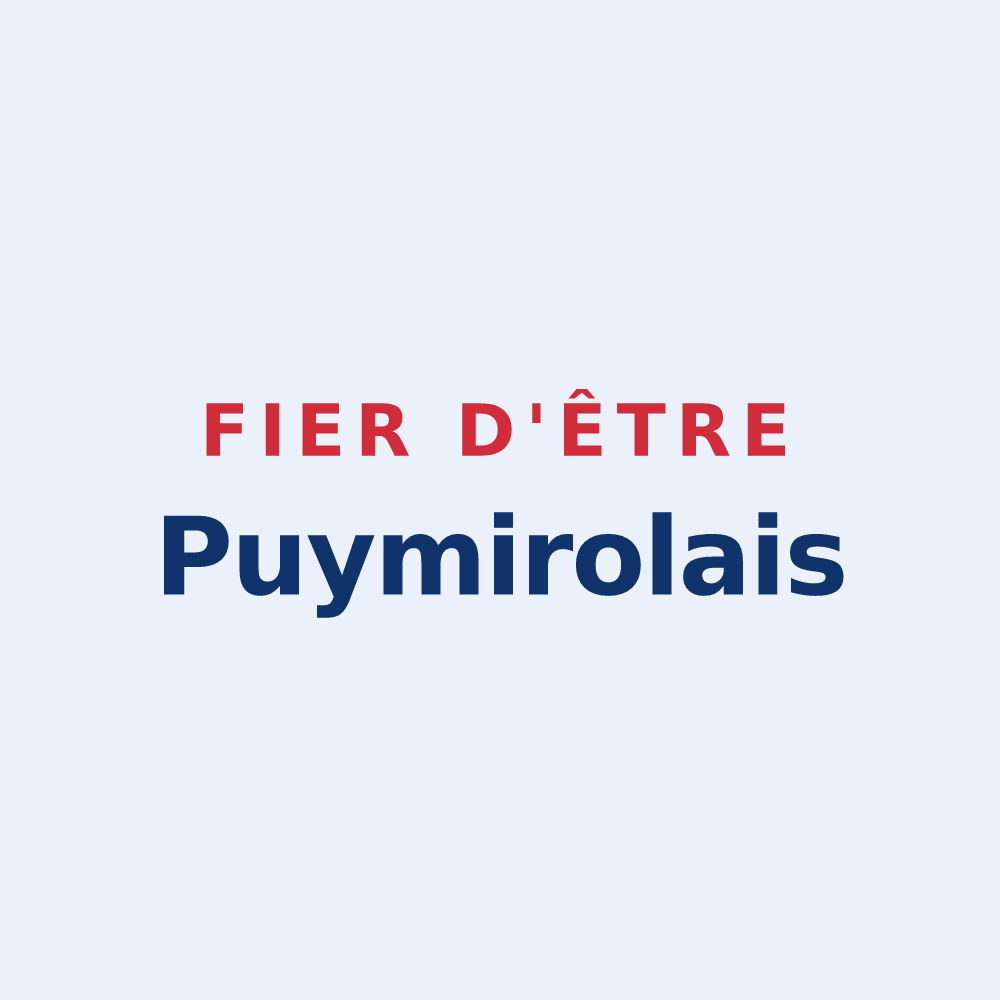 Sticker « Fier d'être Puymirolais » — design pour Puymirol