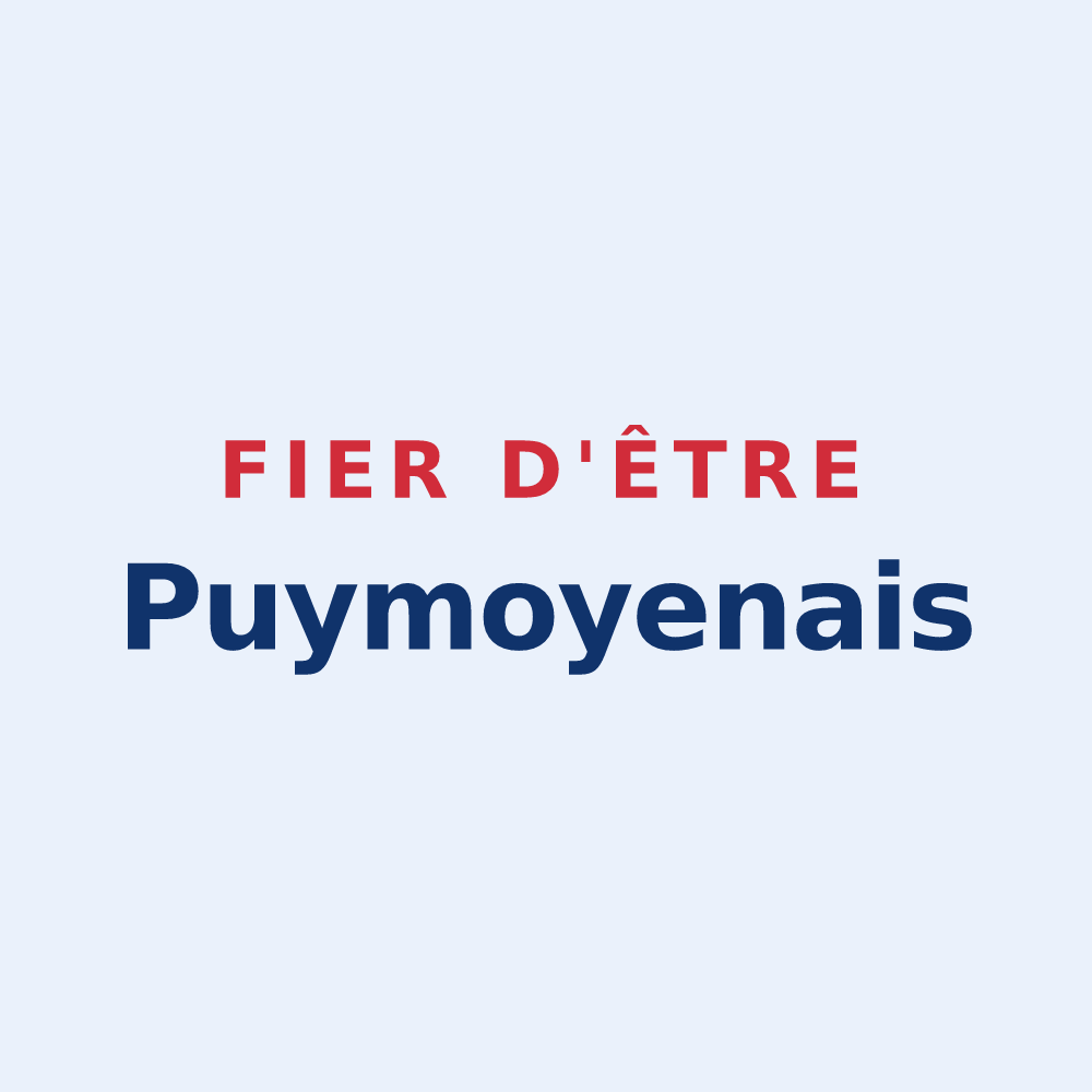 Sticker « Fier d'être Puymoyenais » — design pour Puymoyen