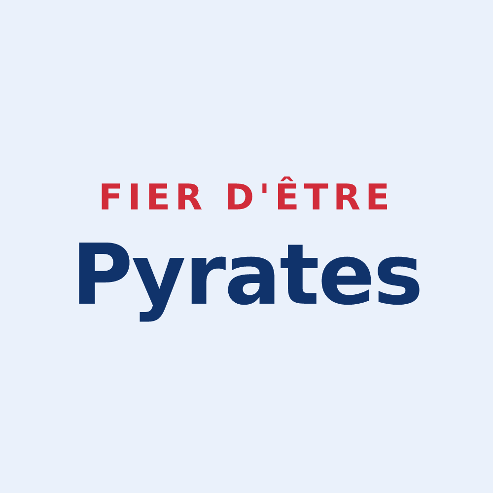Sticker « Fier d'être Pyrates » — design pour Puyravault