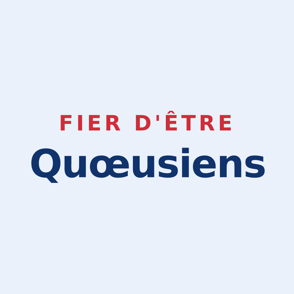 Sticker « Fier d'être Quœusiens » — design pour Quœux-Haut-Maînil