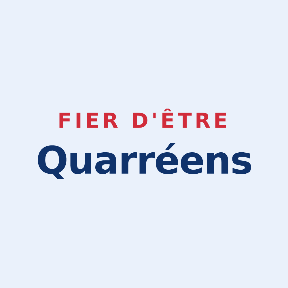 Sticker « Fier d'être Quarréens » — design pour Quarré-les-Tombes