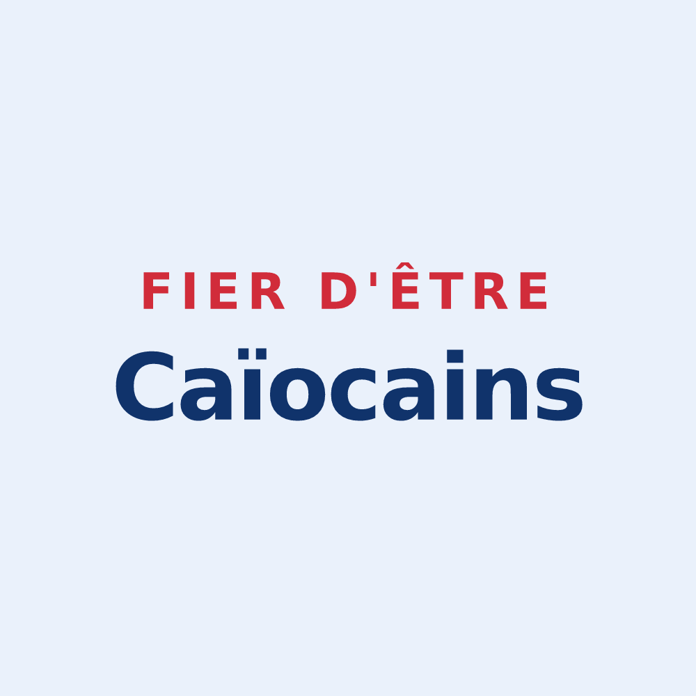 Sticker « Fier d'être Caïocains » — design pour Queaux