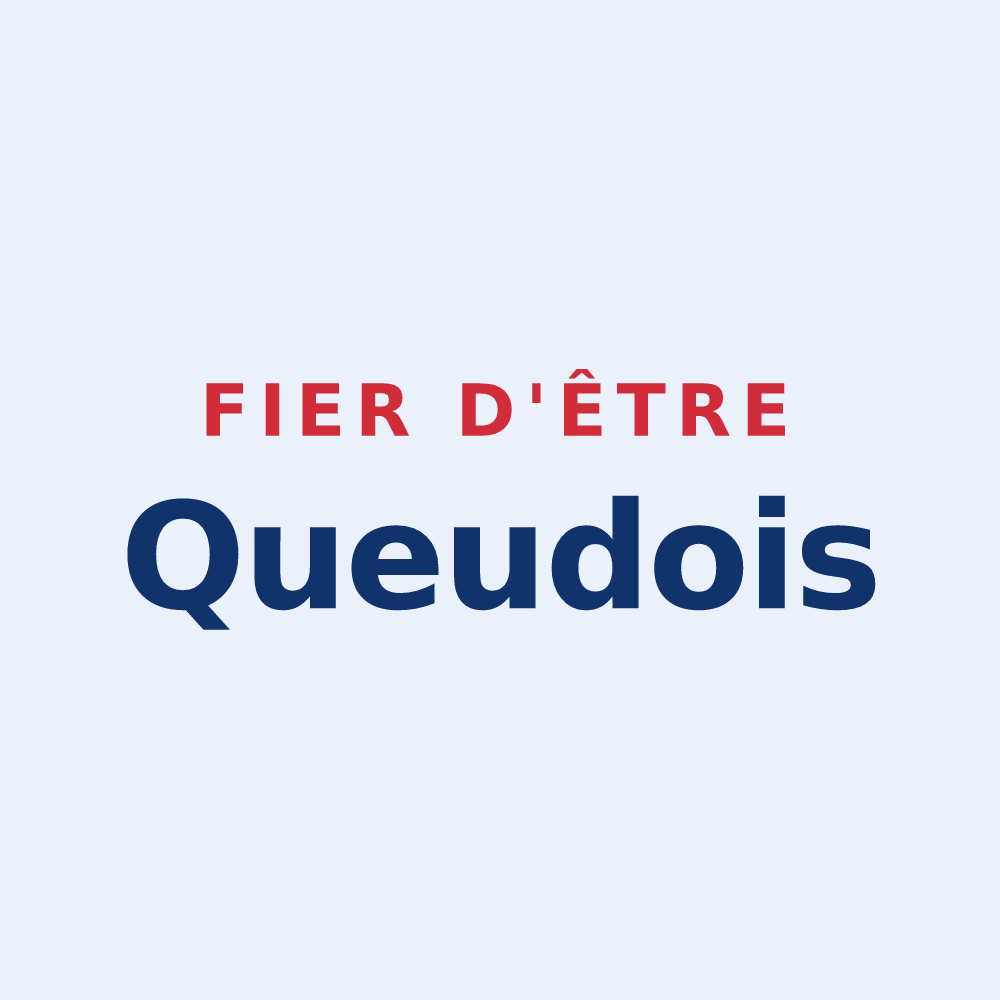 Sticker « Fier d'être Queudois » — design pour Queudes