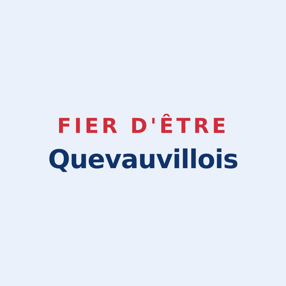 Sticker « Fier d'être Quevauvillois » — design pour Quevauvillers