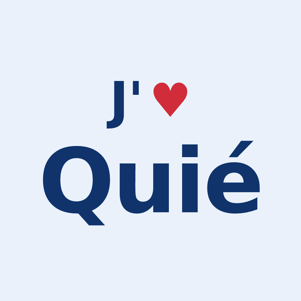 Sticker personnalisé Quié — design J'aime Quié