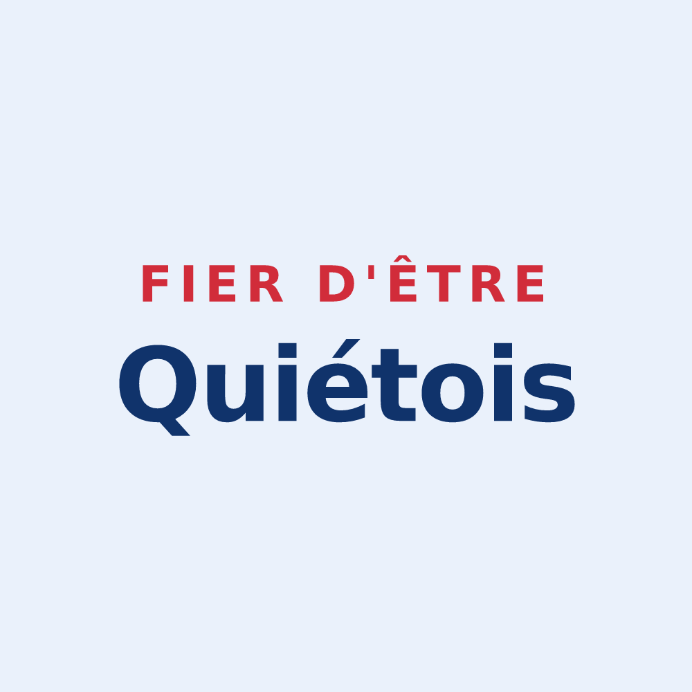 Sticker « Fier d'être Quiétois » — design pour Quié