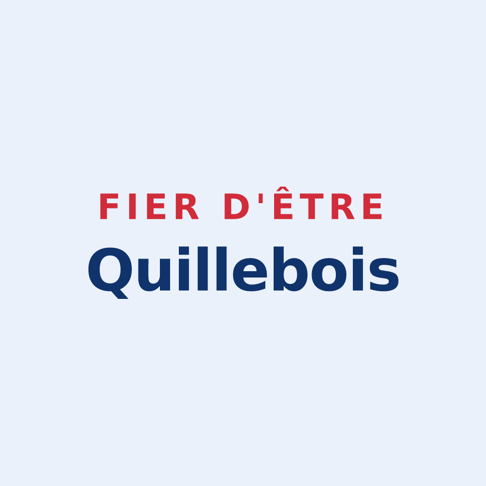 Sticker « Fier d'être Quillebois » — design pour Quillebeuf-sur-Seine