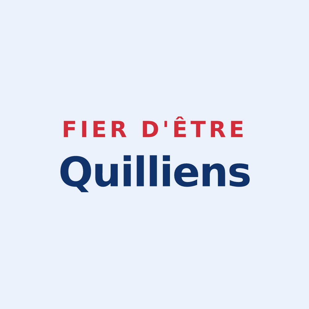 Sticker « Fier d'être Quilliens » — design pour Quilly
