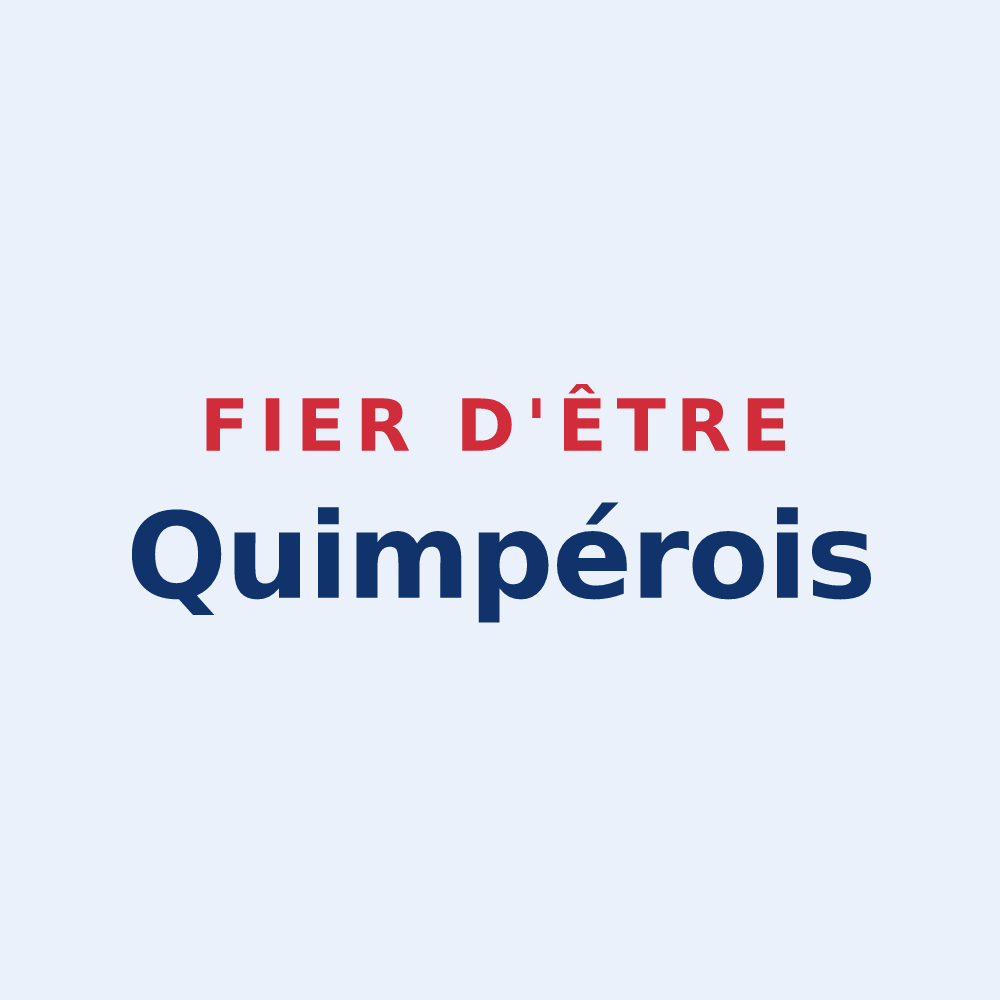 Sticker « Fier d'être Quimpérois » — design pour Quimper