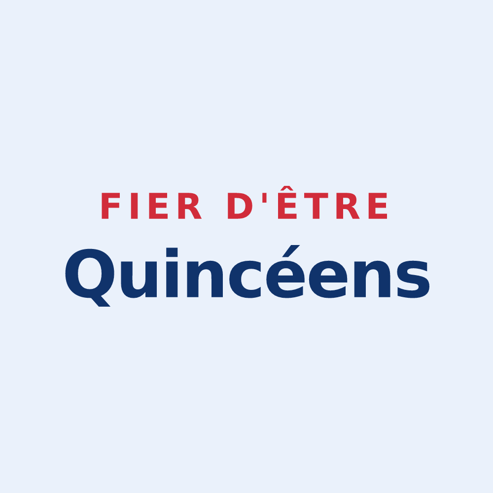 Sticker « Fier d'être Quincéens » — design pour Quincy-sous-Sénart