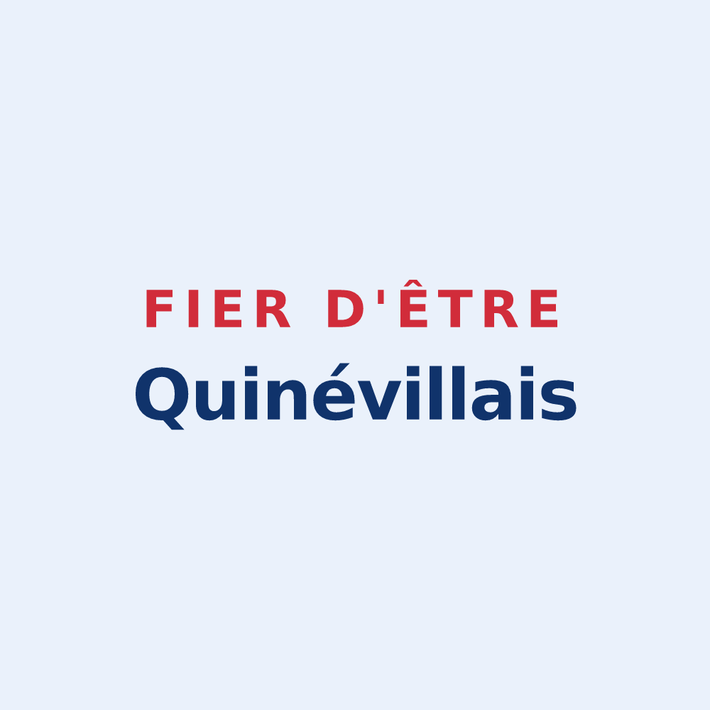 Sticker « Fier d'être Quinévillais » — design pour Quinéville