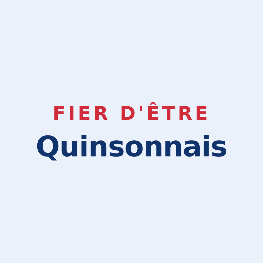 Sticker « Fier d'être Quinsonnais » — design pour Quinson