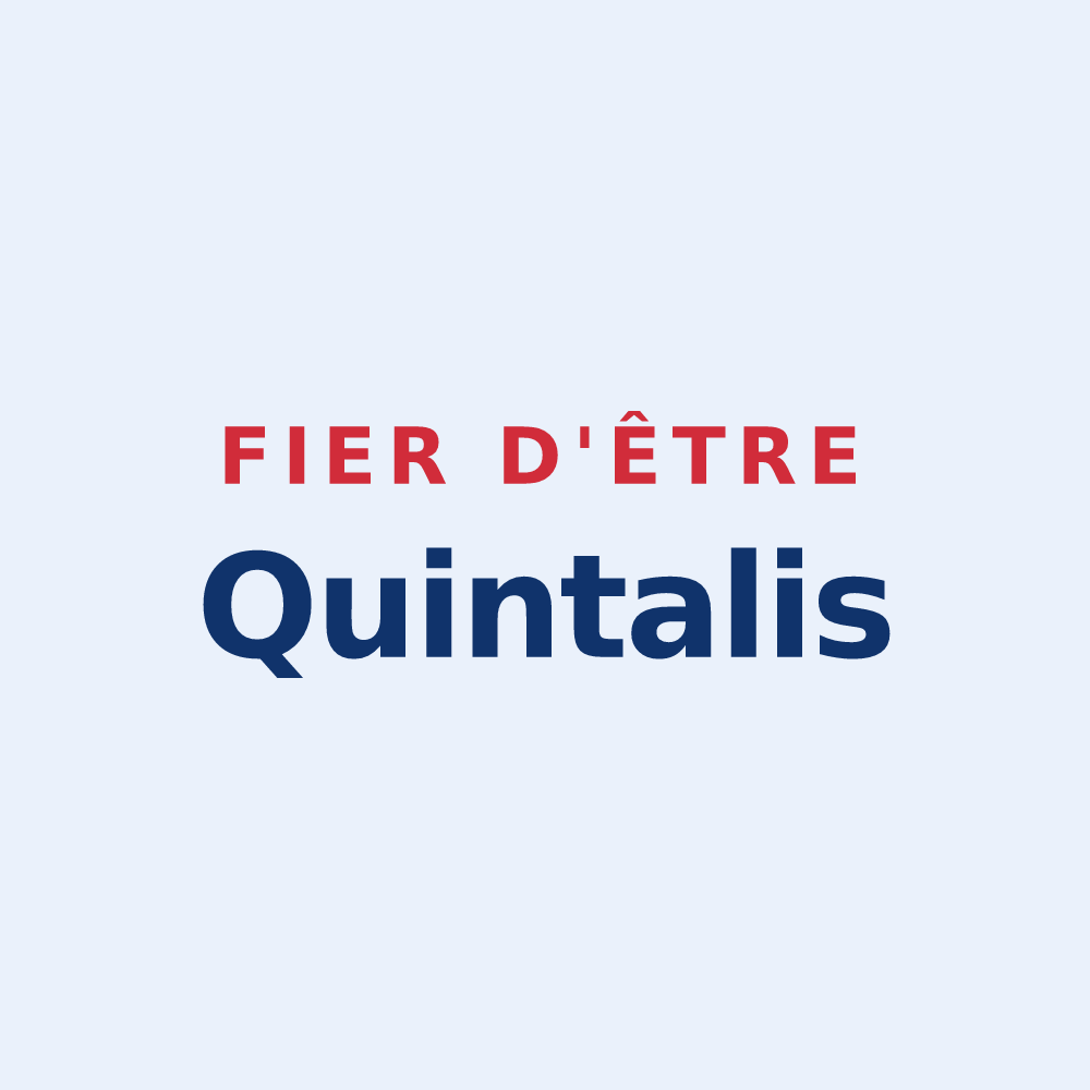 Sticker « Fier d'être Quintalis » — design pour Quintal