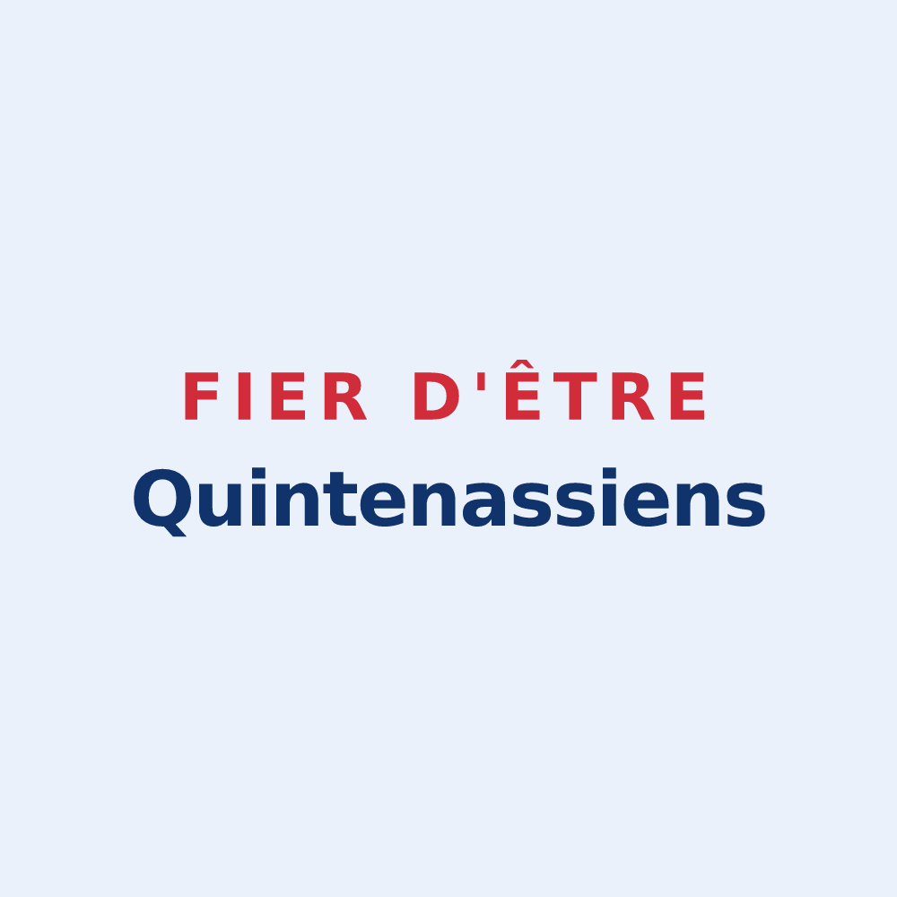 Sticker « Fier d'être Quintenassiens » — design pour Quintenas