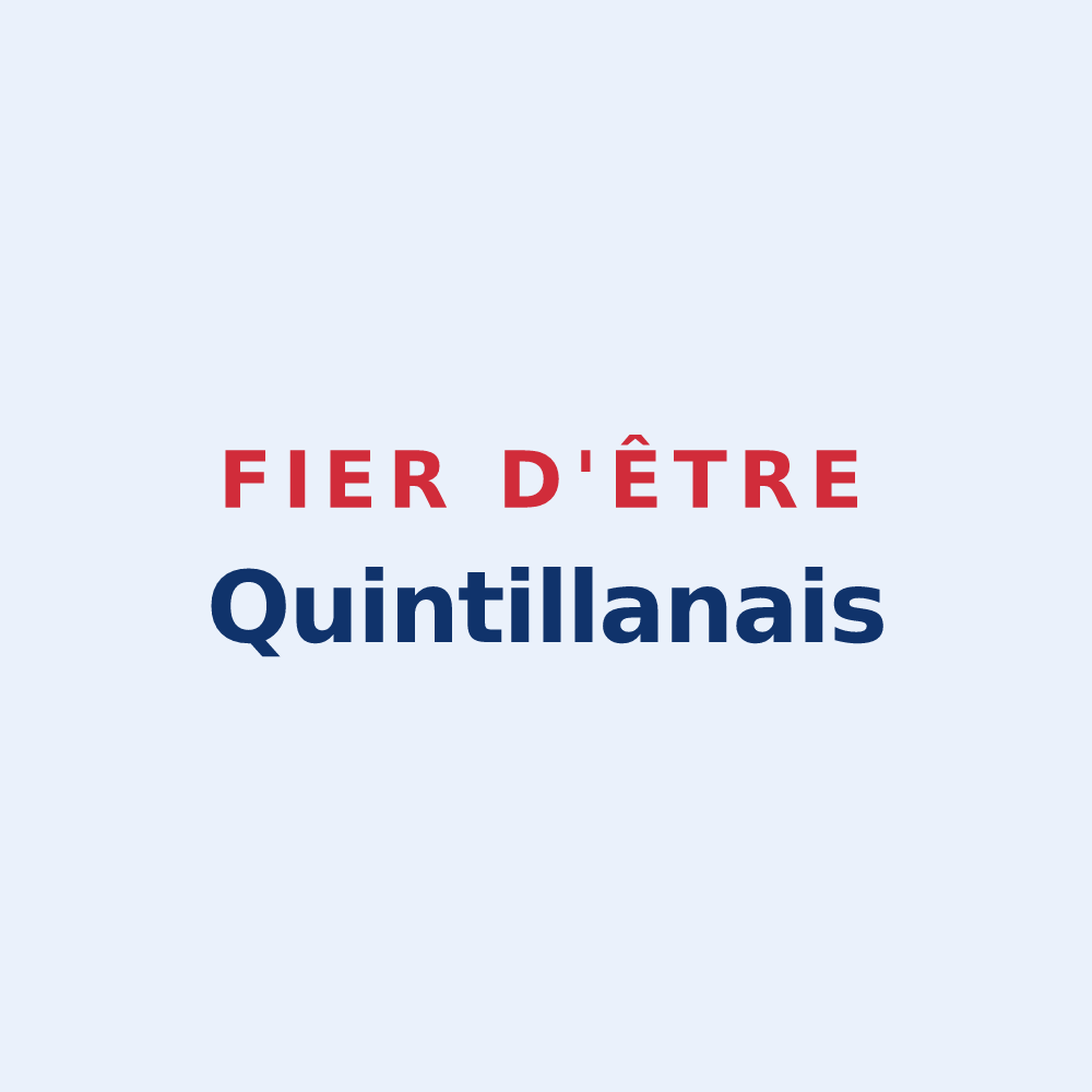 Sticker « Fier d'être Quintillanais » — design pour Quintillan