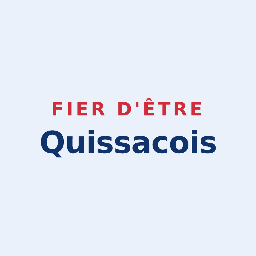 Sticker « Fier d'être Quissacois » — design pour Quissac-en-Quercy