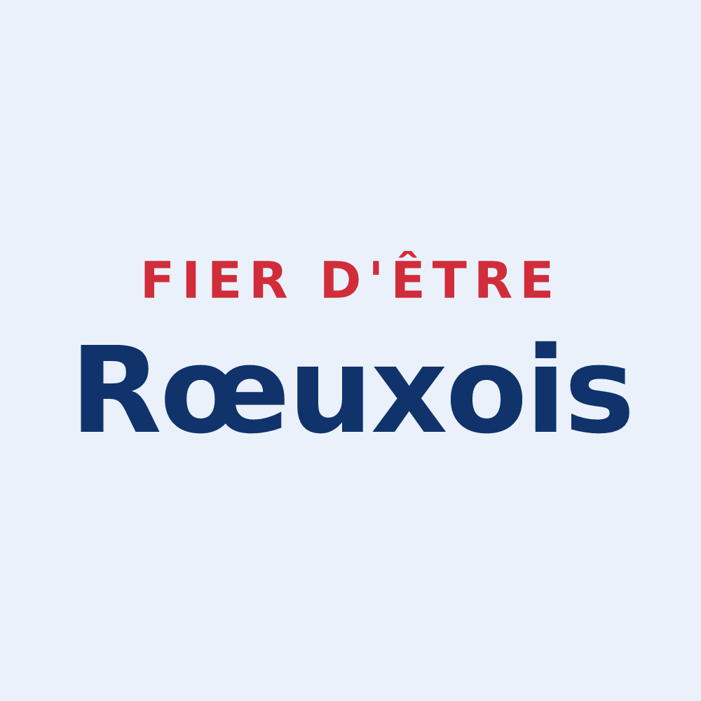Sticker « Fier d'être Rœuxois » — design pour Rœux