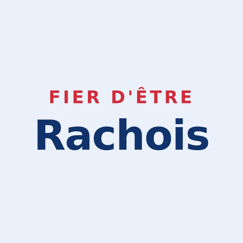 Sticker « Fier d'être Rachois » — design pour Râches