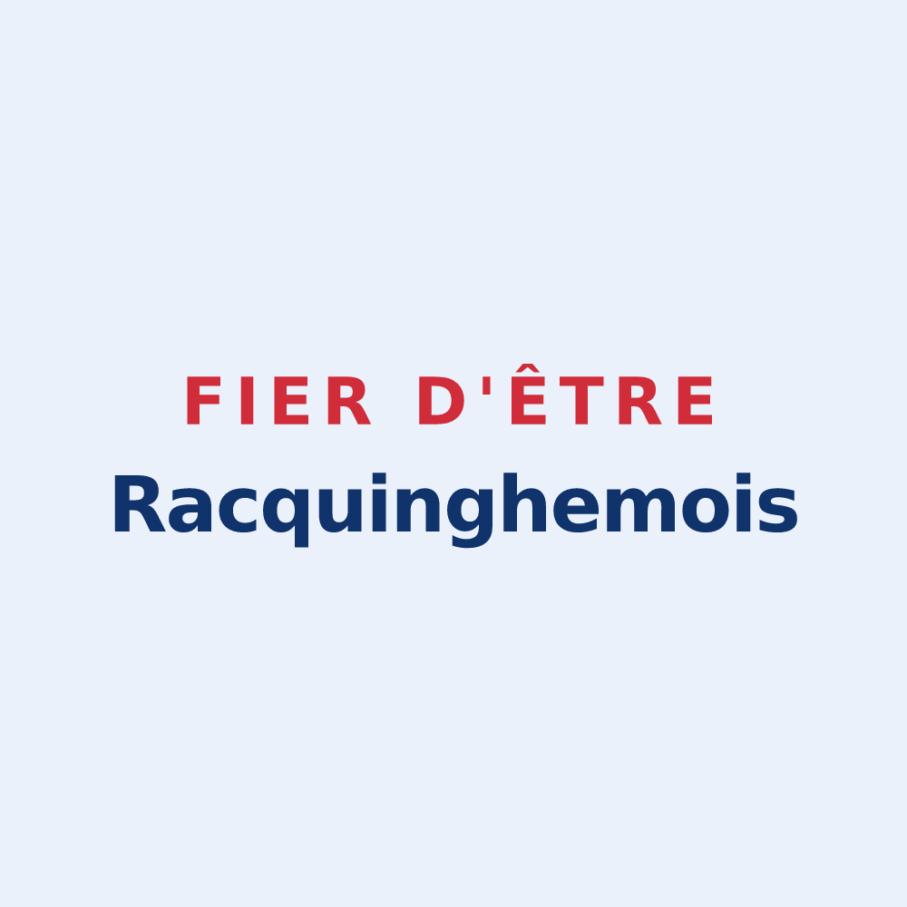 Sticker « Fier d'être Racquinghemois » — design pour Racquinghem