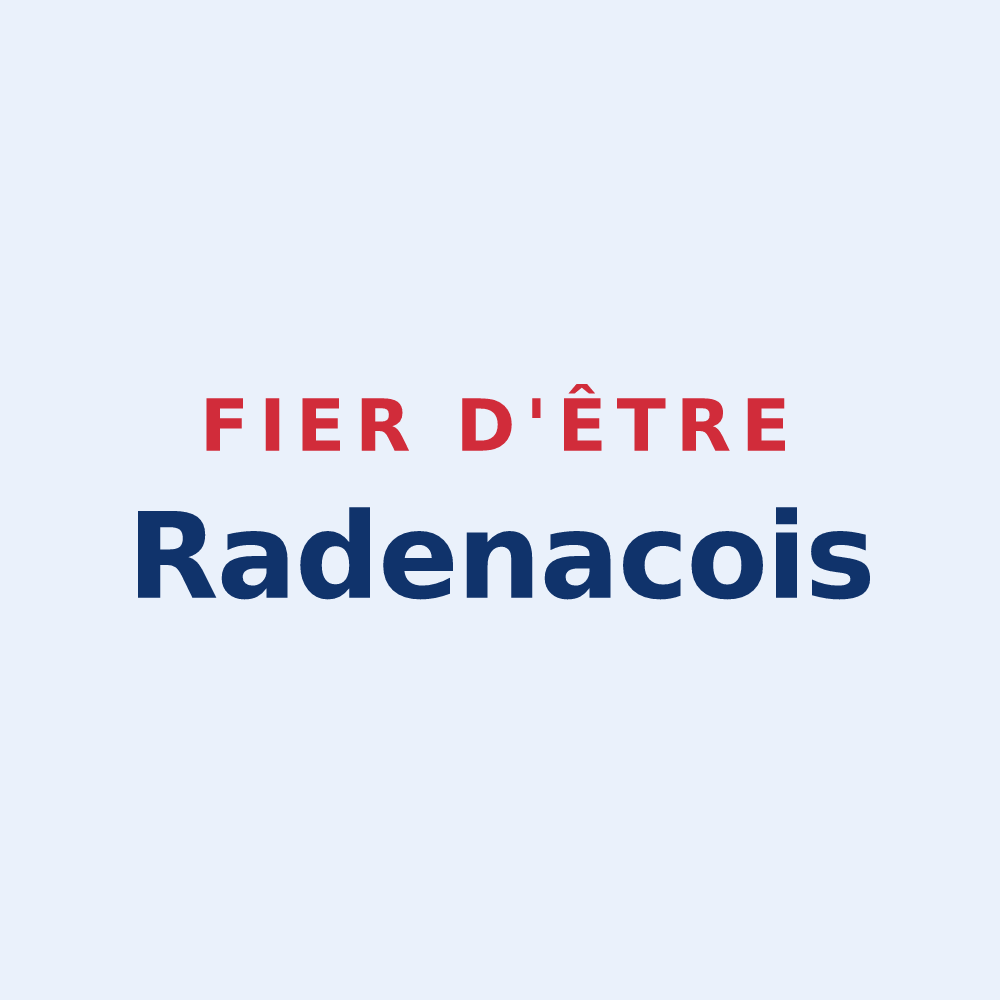 Sticker « Fier d'être Radenacois » — design pour Radenac