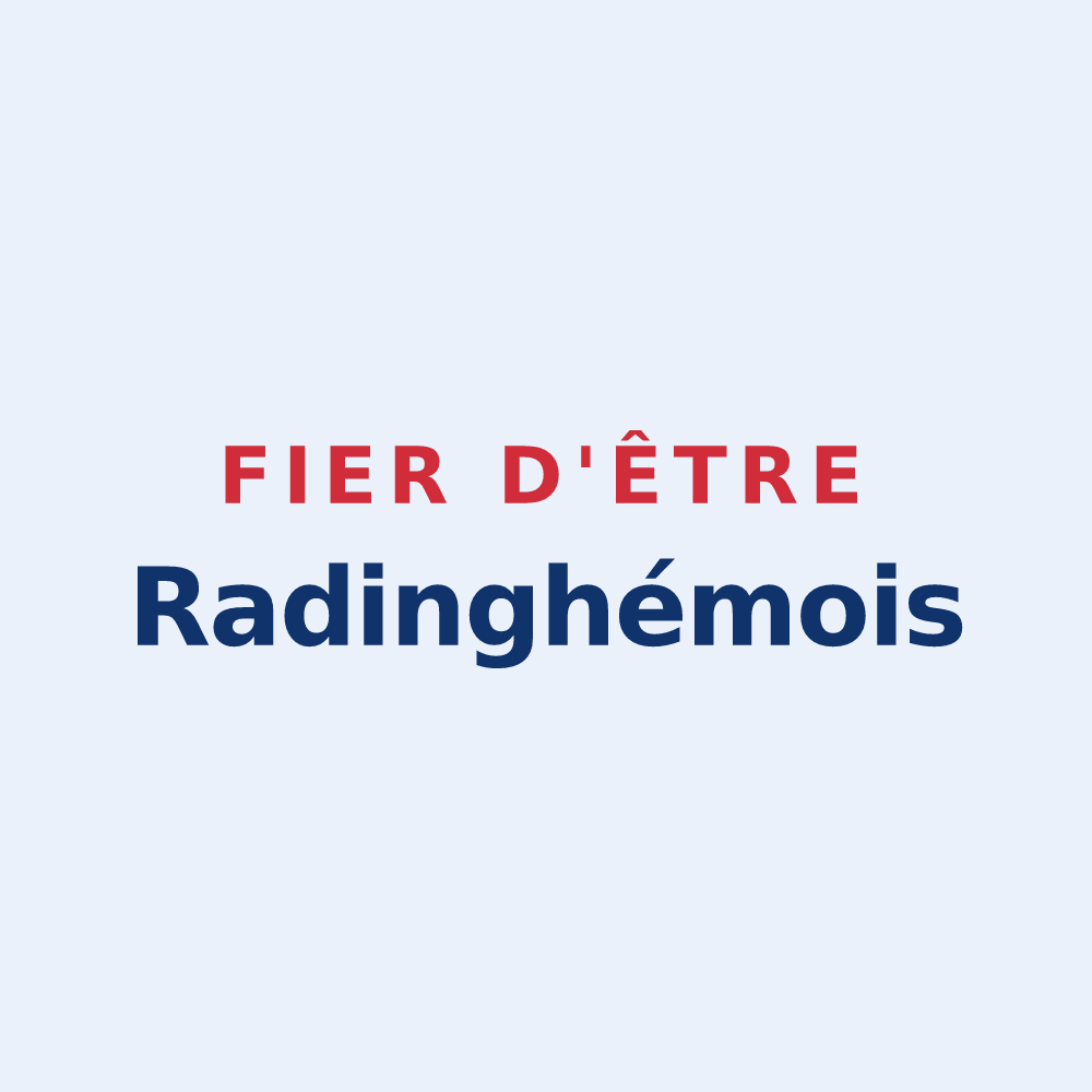 Sticker « Fier d'être Radinghémois » — design pour Radinghem-en-Weppes