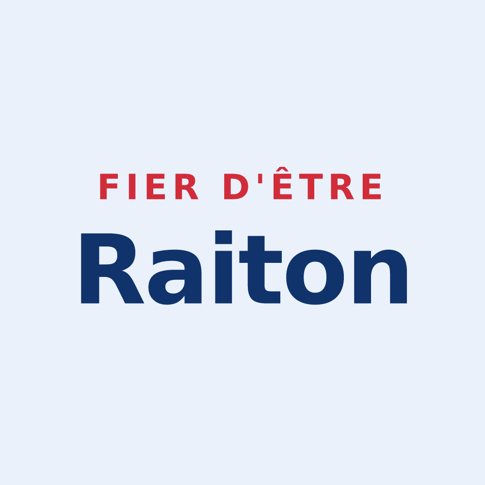 Sticker « Fier d'être Raiton » — design pour Raids
