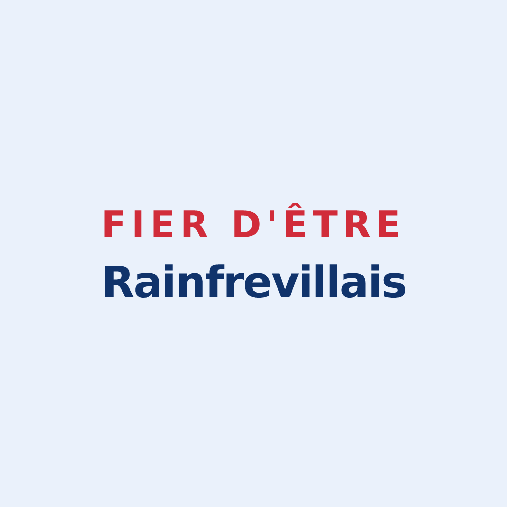 Sticker « Fier d'être Rainfrevillais » — design pour Rainfreville