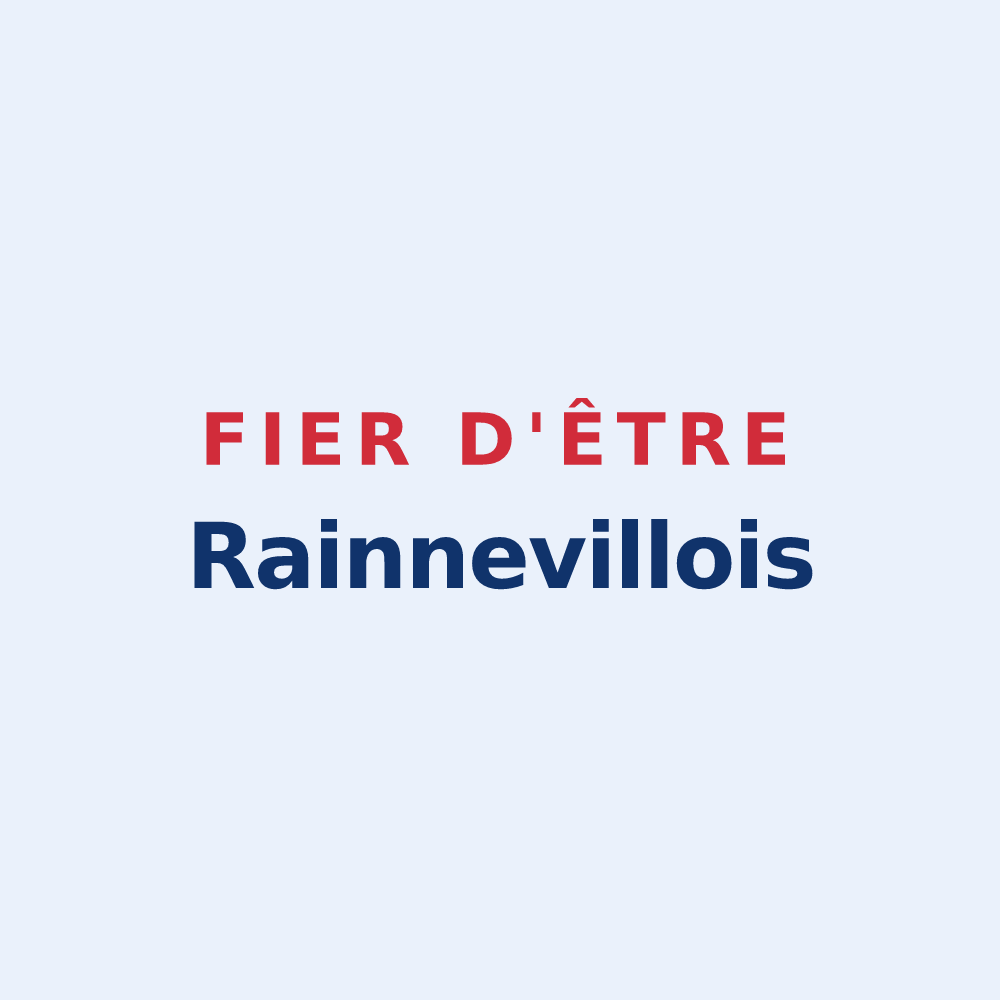 Sticker « Fier d'être Rainnevillois » — design pour Rainneville