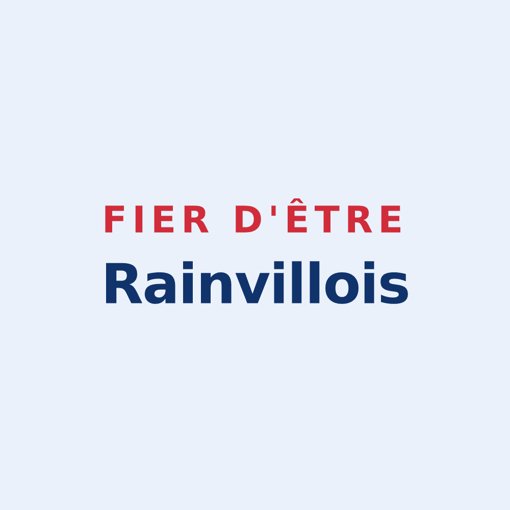Sticker « Fier d'être Rainvillois » — design pour Rainvillers