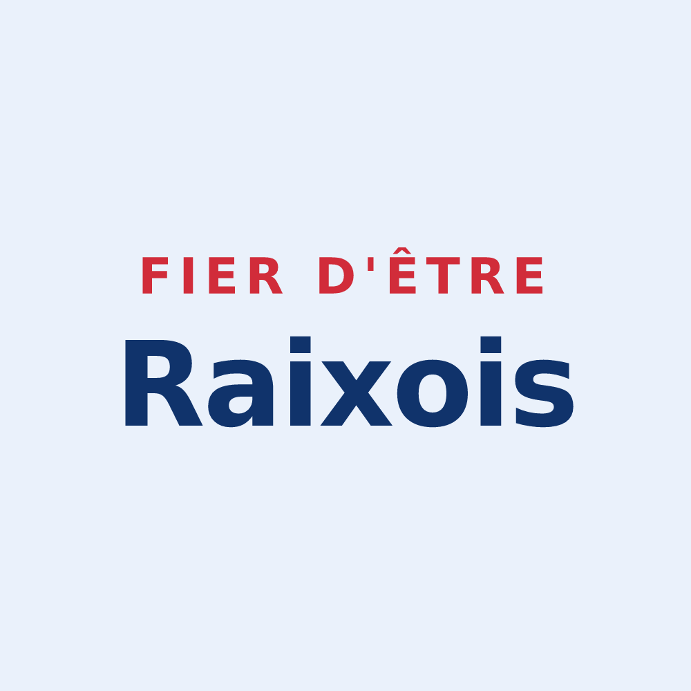 Sticker « Fier d'être Raixois » — design pour Raix