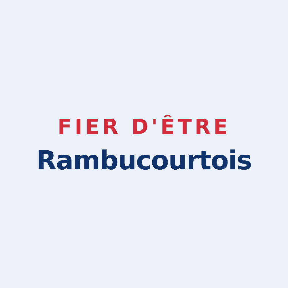 Sticker « Fier d'être Rambucourtois » — design pour Rambucourt