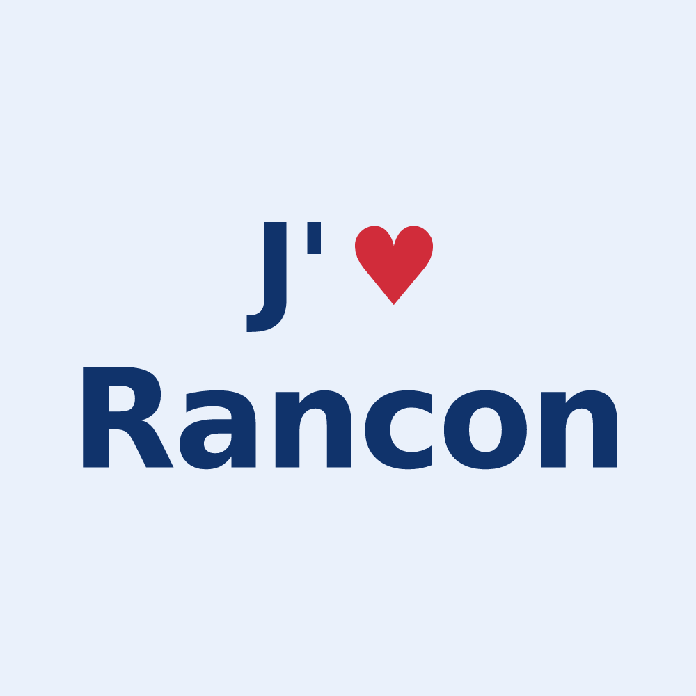 Sticker personnalisé Rancon — design J'aime Rancon