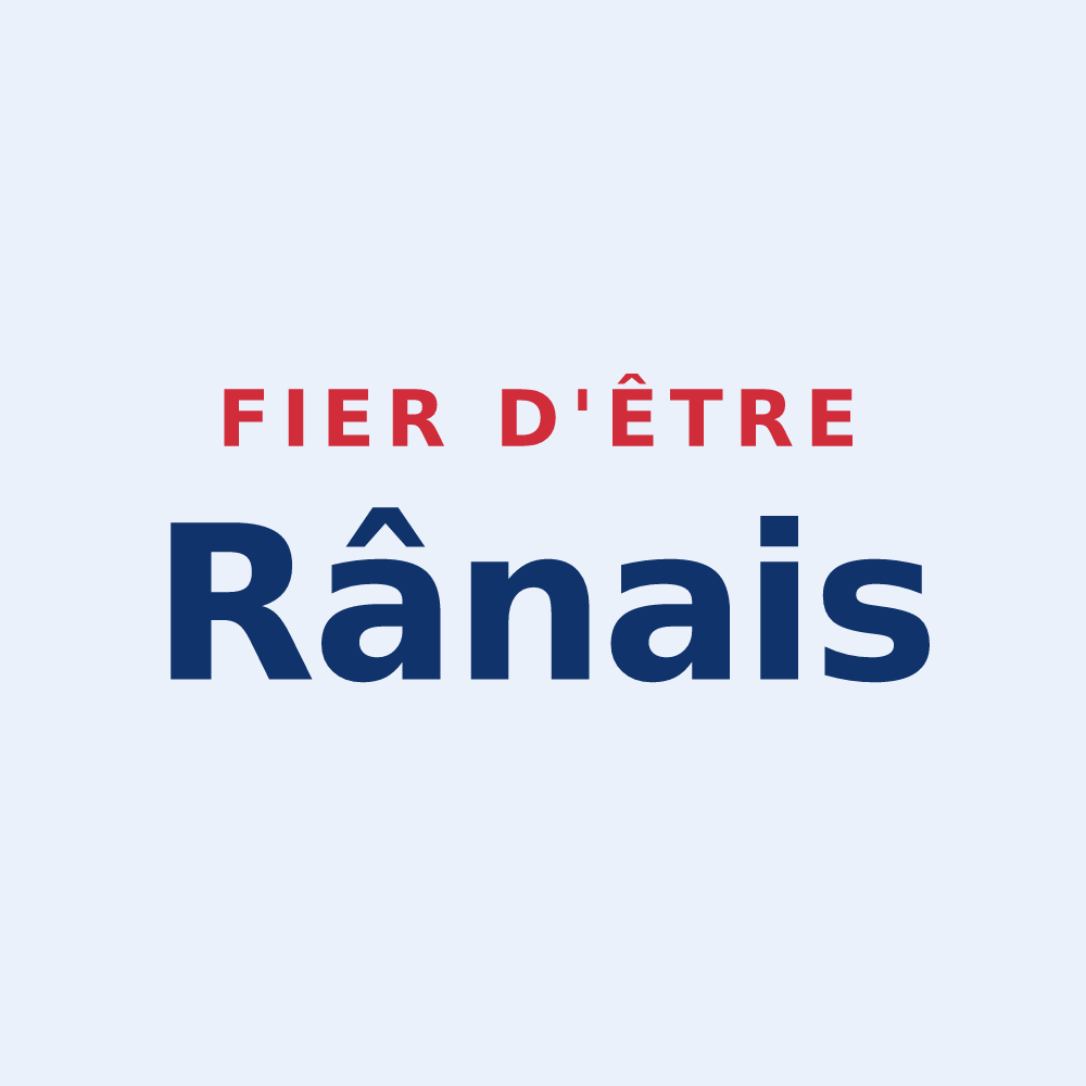 Sticker « Fier d'être Rânais » — design pour Rânes