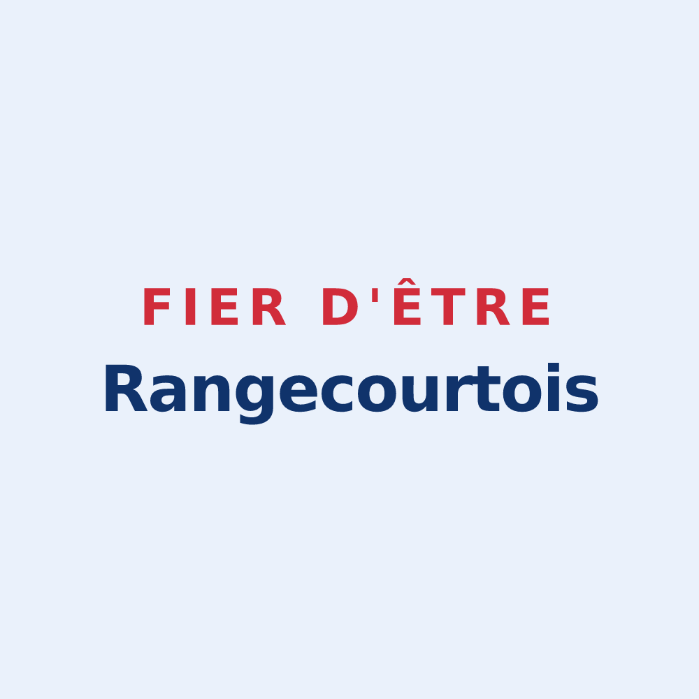 Sticker « Fier d'être Rangecourtois » — design pour Rangecourt