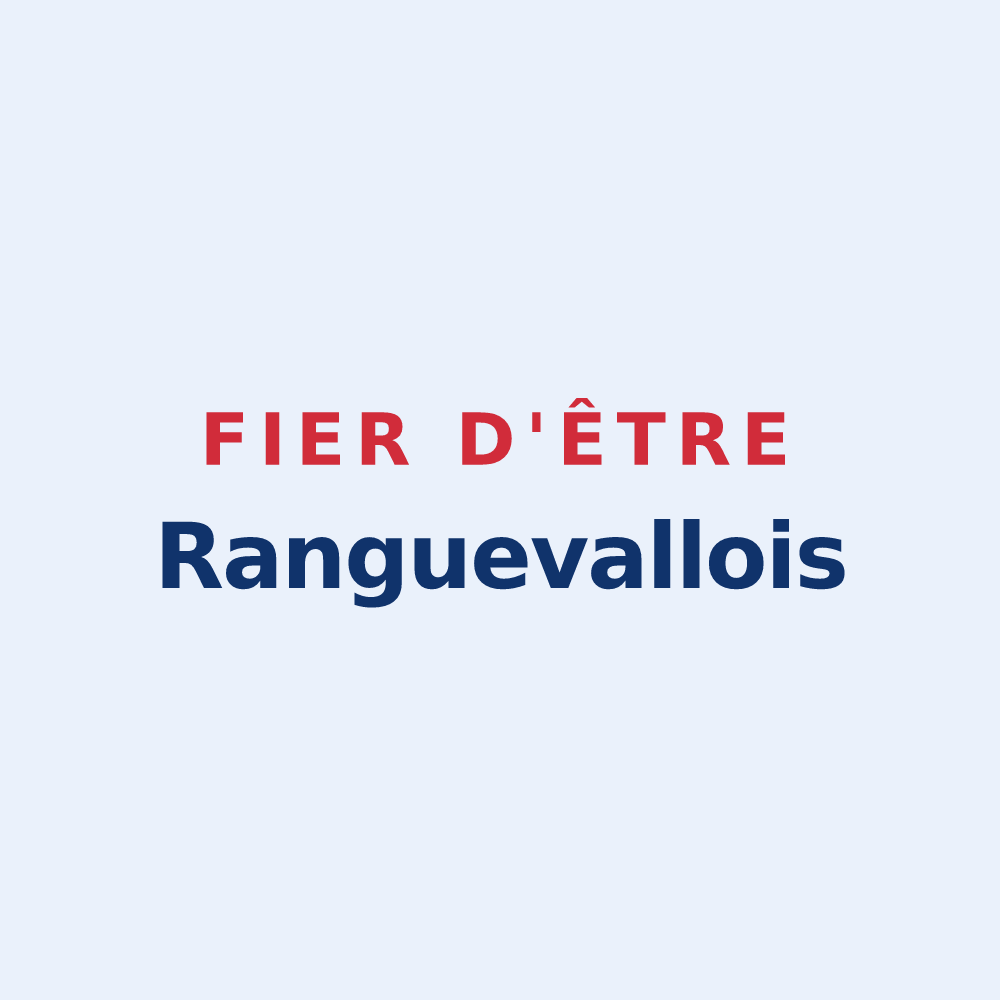 Sticker « Fier d'être Ranguevallois » — design pour Ranguevaux