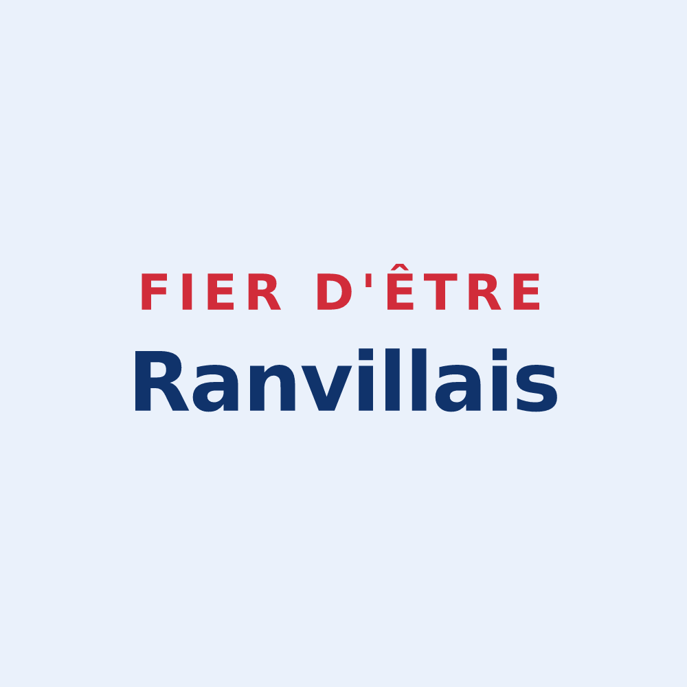 Sticker « Fier d'être Ranvillais » — design pour Ranville