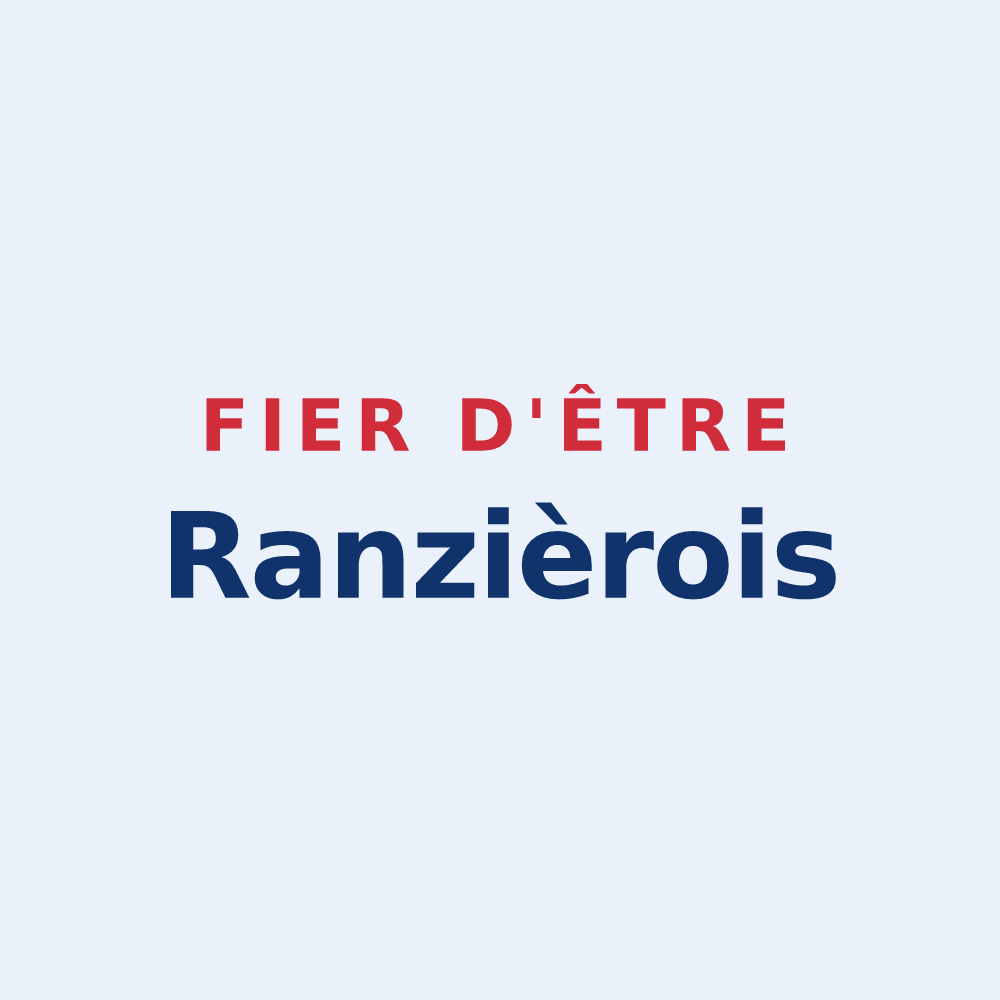 Sticker « Fier d'être Ranzièrois » — design pour Ranzières