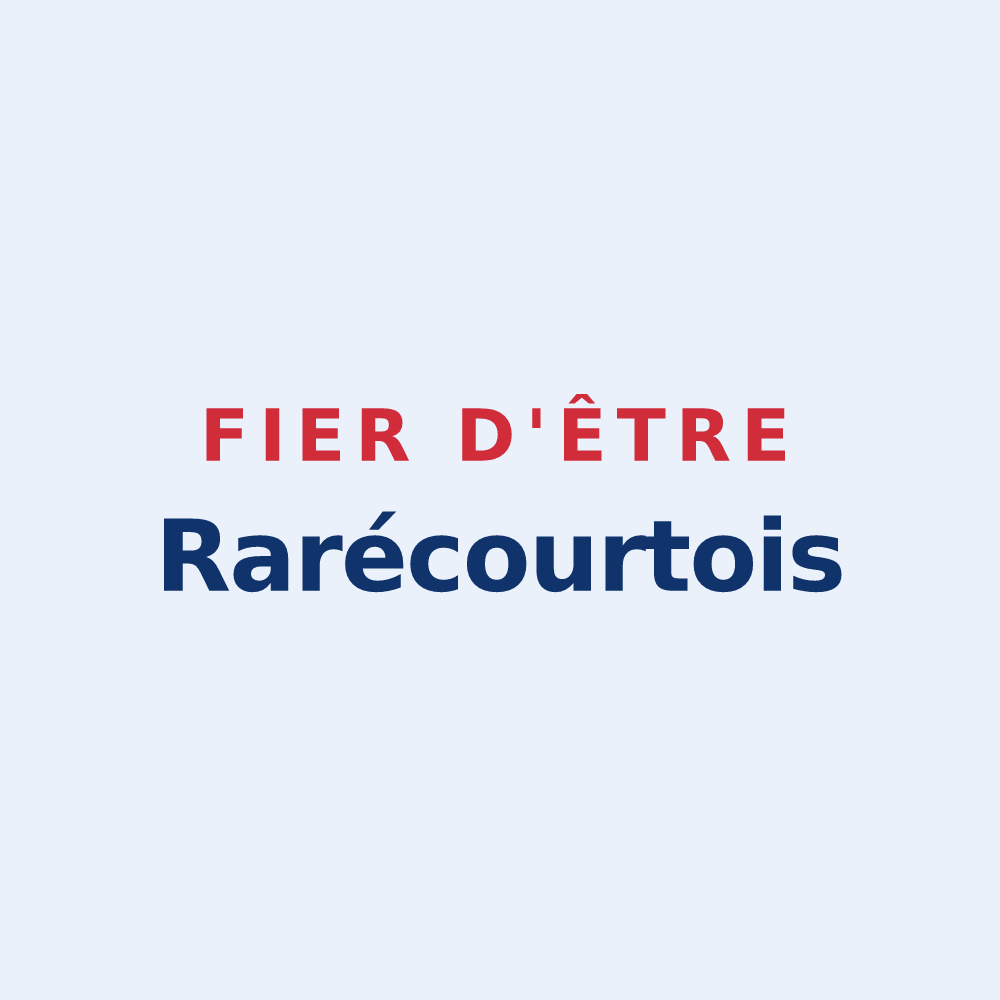 Sticker « Fier d'être Rarécourtois » — design pour Rarécourt