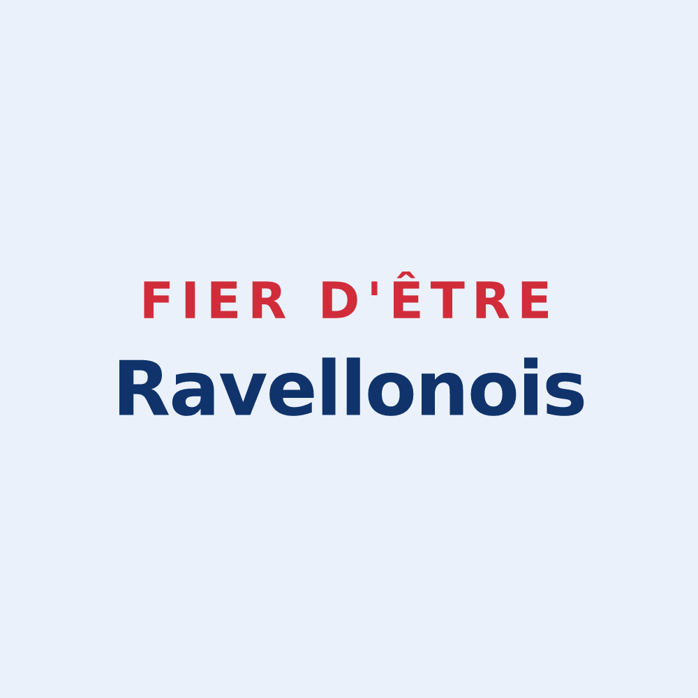 Sticker « Fier d'être Ravellonois » — design pour Raveau