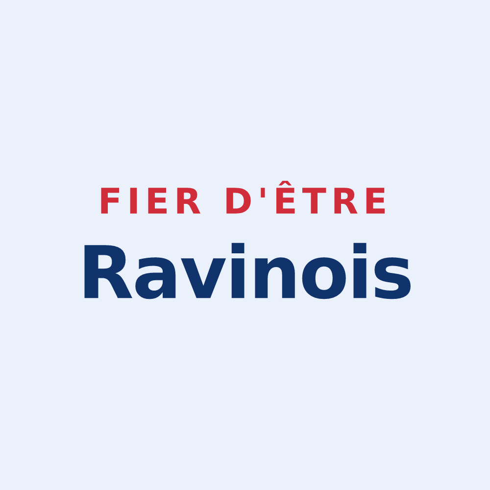Sticker « Fier d'être Ravinois » — design pour Raves