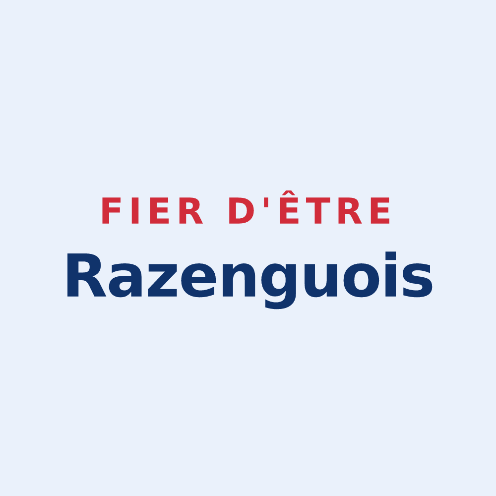 Sticker « Fier d'être Razenguois » — design pour Razengues