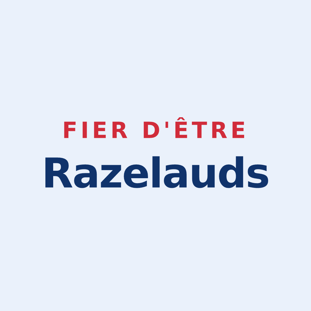 Sticker « Fier d'être Razelauds » — design pour Razès