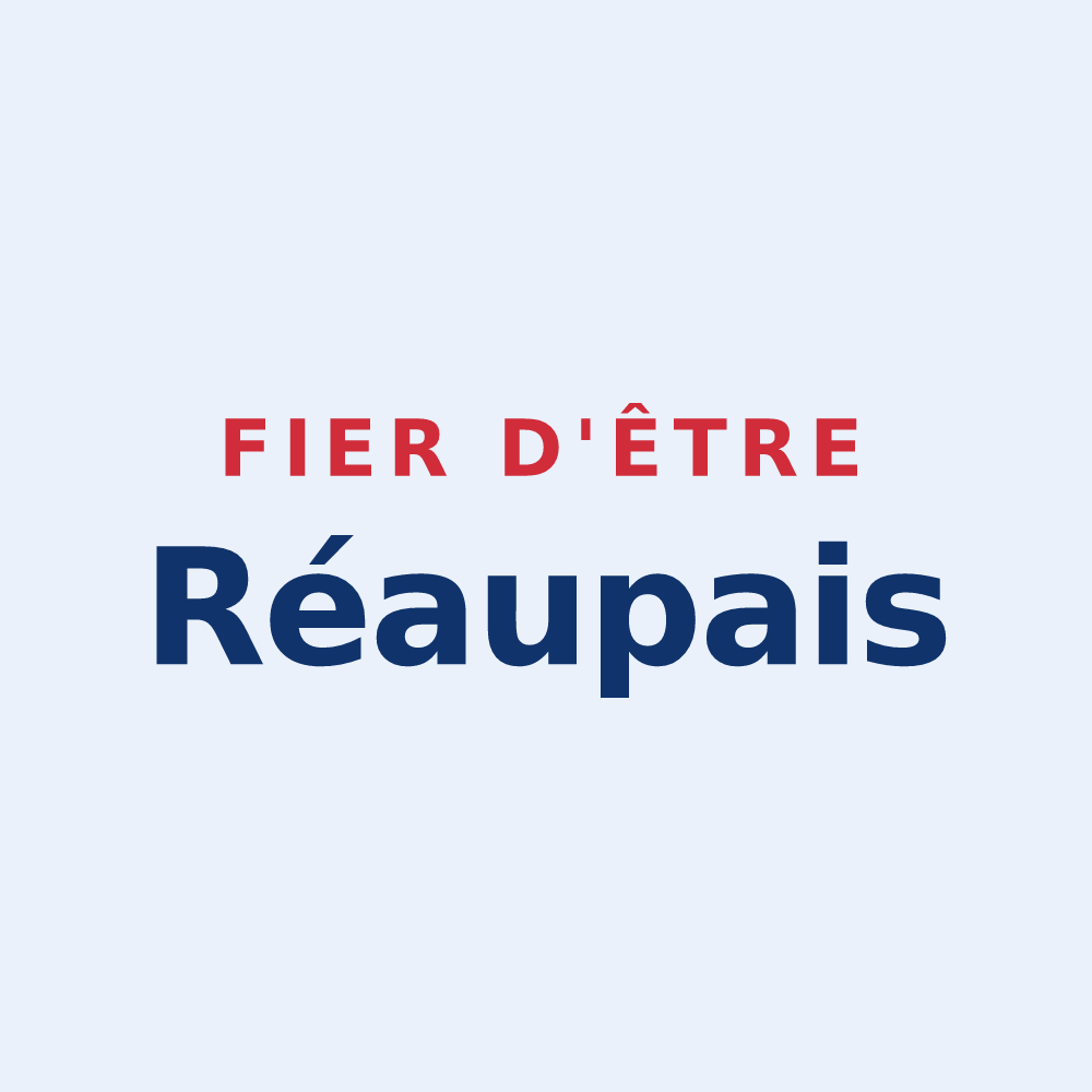 Sticker « Fier d'être Réaupais » — design pour Réaup-Lisse