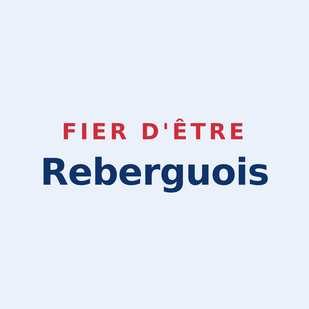 Sticker « Fier d'être Reberguois » — design pour Rebergues
