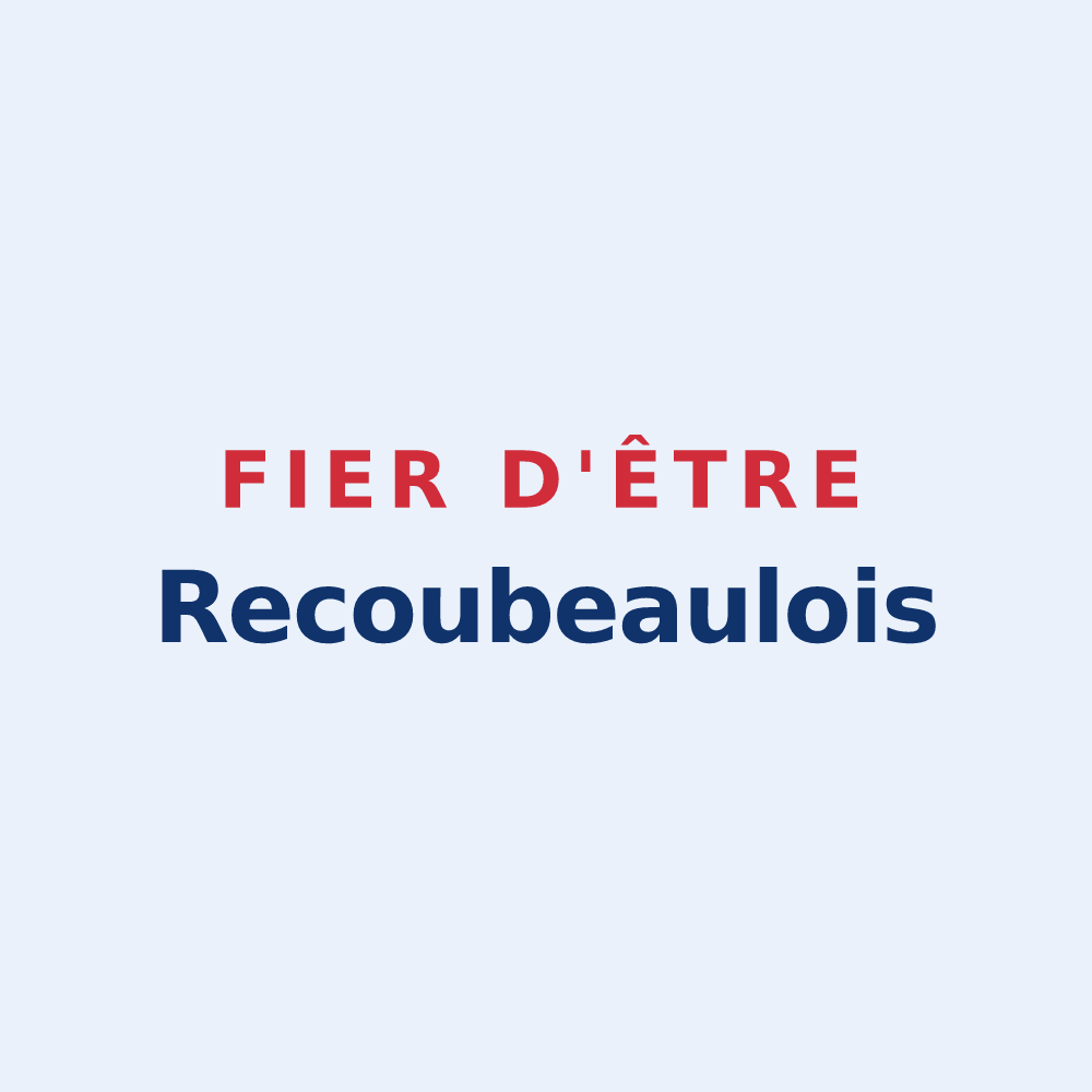 Sticker « Fier d'être Recoubeaulois » — design pour Recoubeau-Jansac