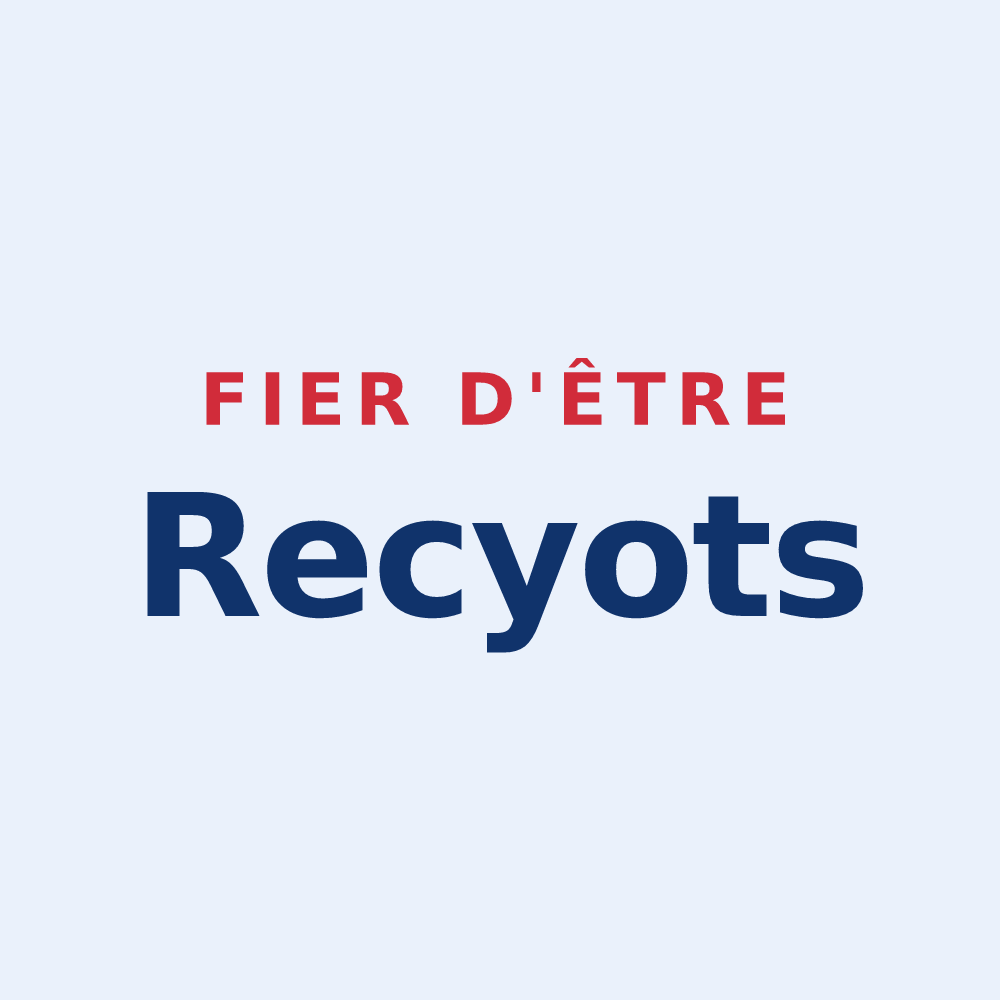 Sticker « Fier d'être Recyots » — design pour Recy