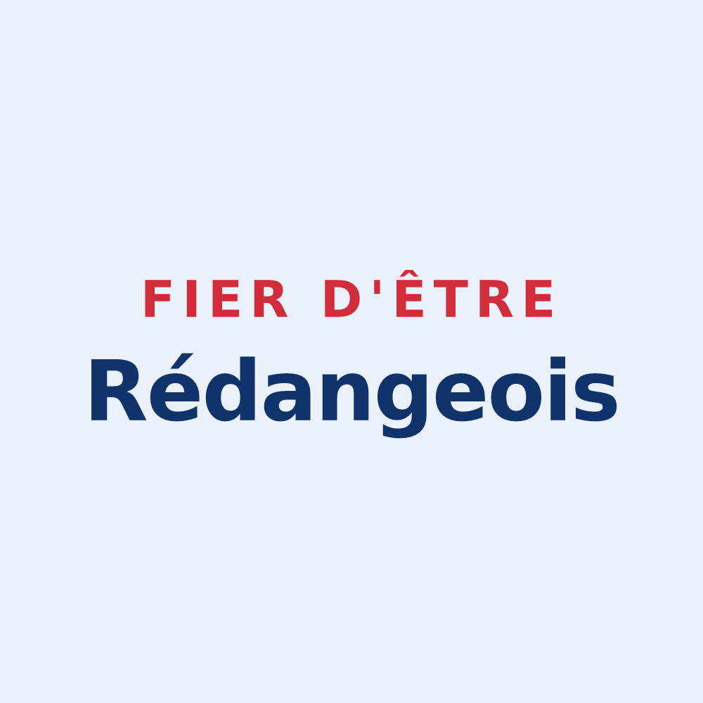 Sticker « Fier d'être Rédangeois » — design pour Rédange