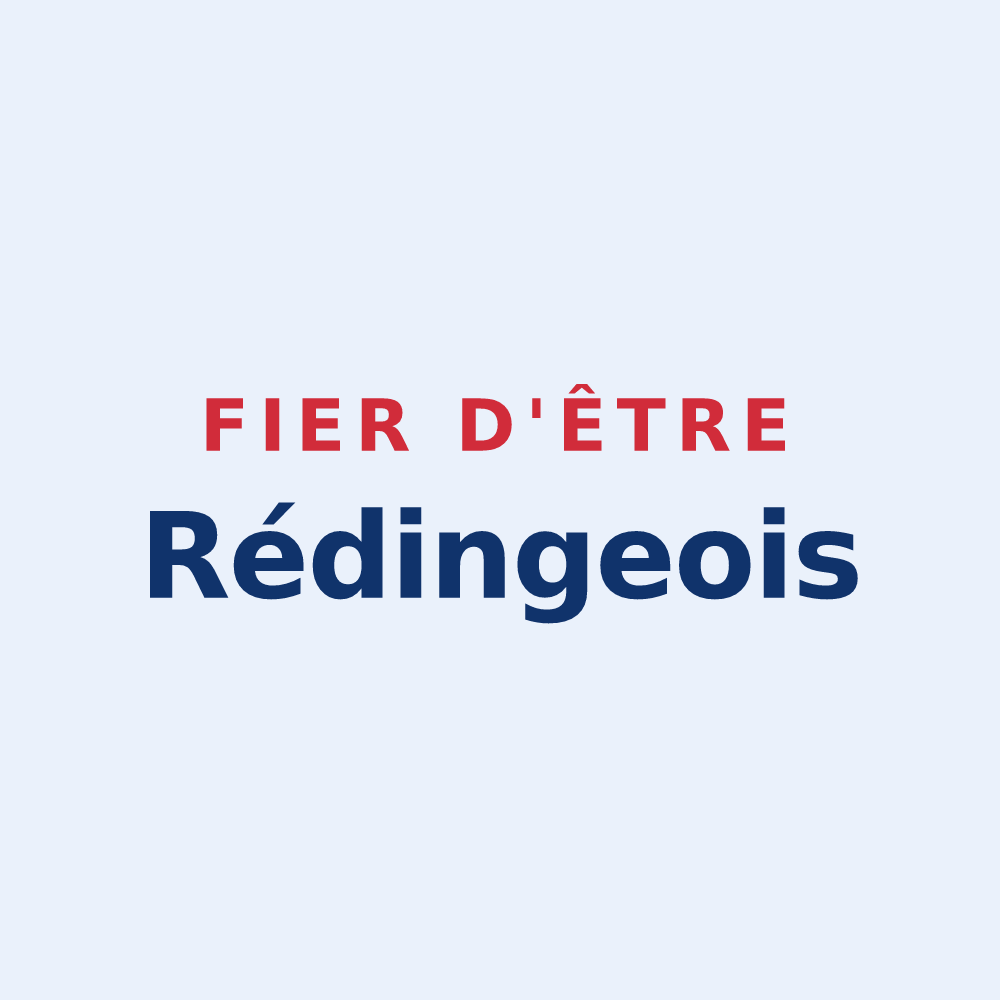 Sticker « Fier d'être Rédingeois » — design pour Réding