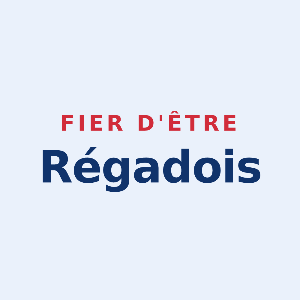 Sticker « Fier d'être Régadois » — design pour Régades